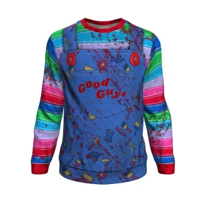NEW Good Guys Chucky Handcrafted Premium 3D Graphic Sweatshirt Unisex Jumper