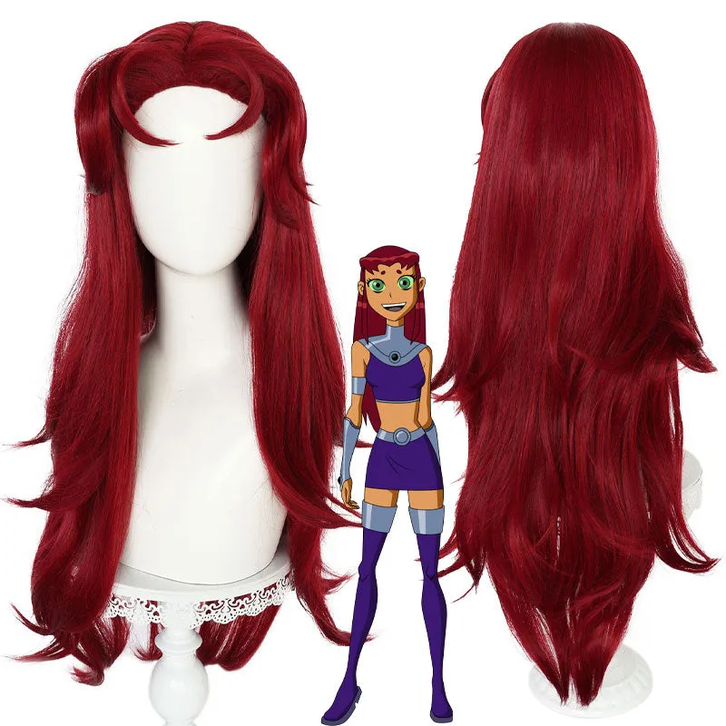 New Teen Titans Go Starfire Cosplay Wig