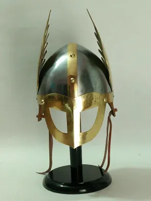 Norman King Winged Medieval Armor Helmet