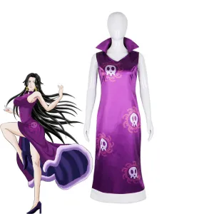 One Piece Boa Hancock Dress Cosplay Costumes