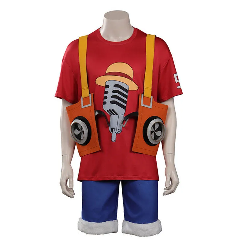 One Piece Film Red 2022 Banpresto Monkey D. Luffy Cosplay Costumes