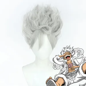One Piece Gear 5 Luffy Golden NIka Cosplay Wigs