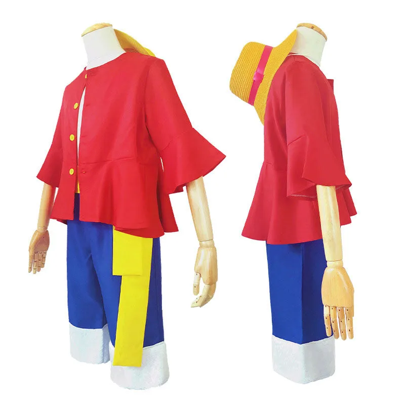 One Piece Monkey D. Luffy Fullset Cosplay Costumes