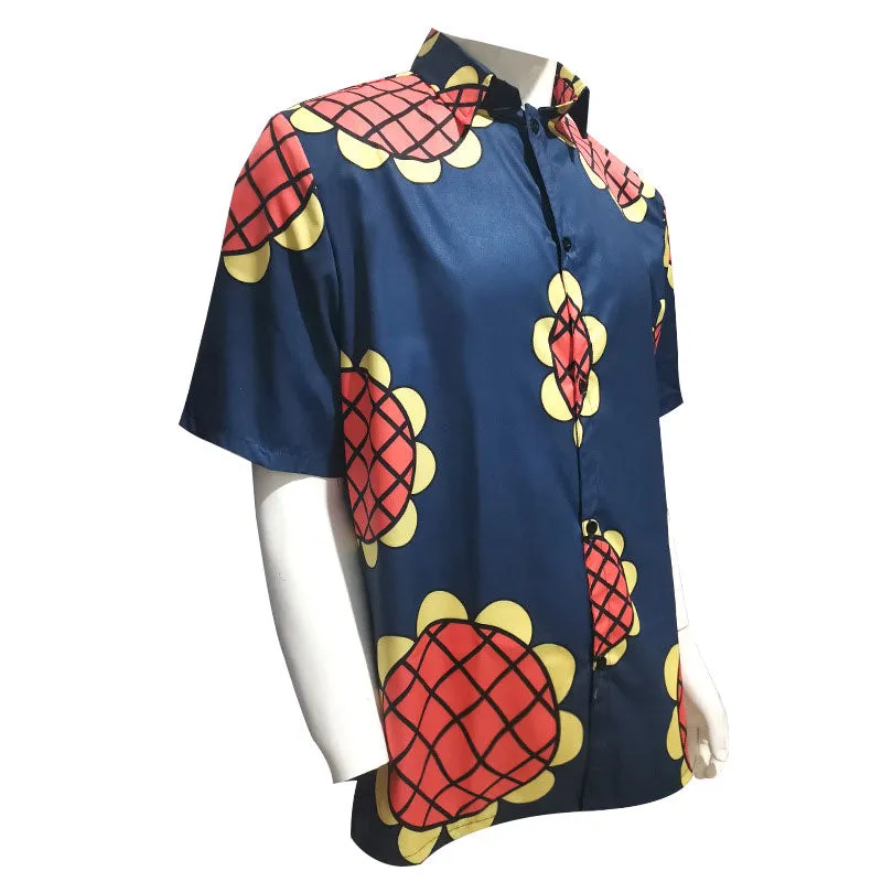 One Piece Monkey D. Luffy Sunflower Shirt Cosplay Costumes