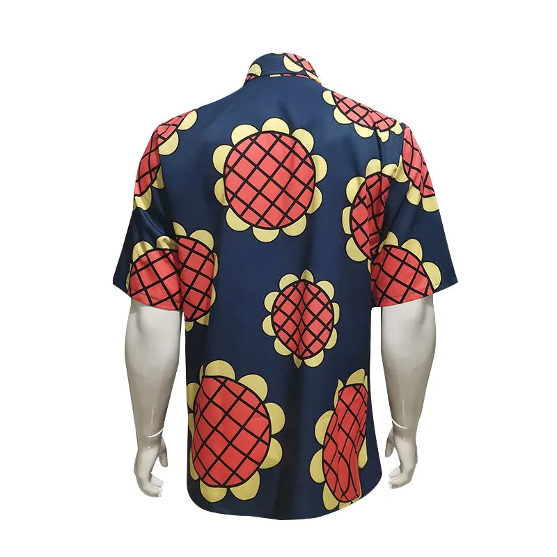 One Piece Monkey D. Luffy Sunflower Shirt Cosplay Costumes