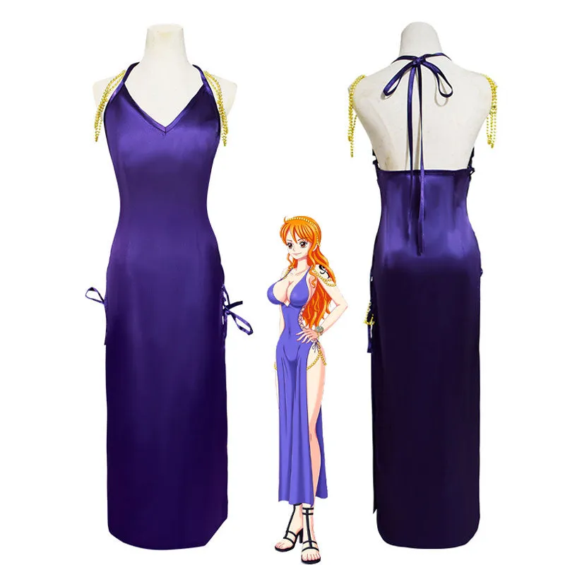 One Piece Nami Dress Cosplay Costumes