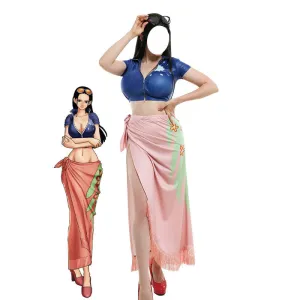 One Piece Nico Robin Halloween Cosplay Costume