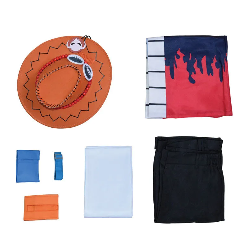 One Piece Portgas D. Ace Halloween Cosplay Costume