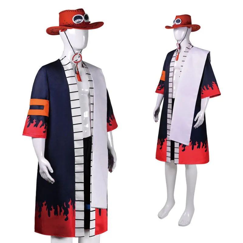 One Piece Portgas D. Ace Halloween Cosplay Costume