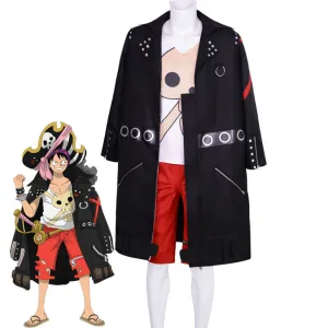 One Piece Red 2022 Monkey D. Luffy Cosplay Costumes