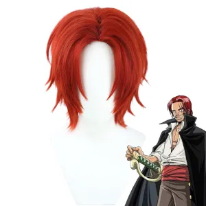 One Piece Red-Haired Shanks Cosplay Wigs