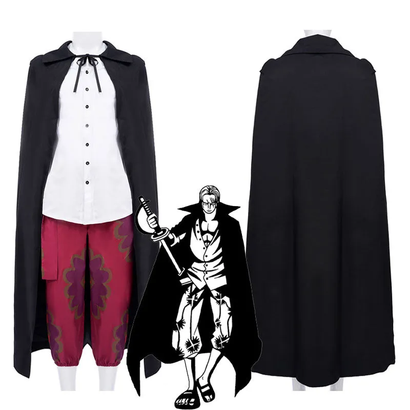 One Piece Red-Haired Shanks Halloween Cosplay Costumes