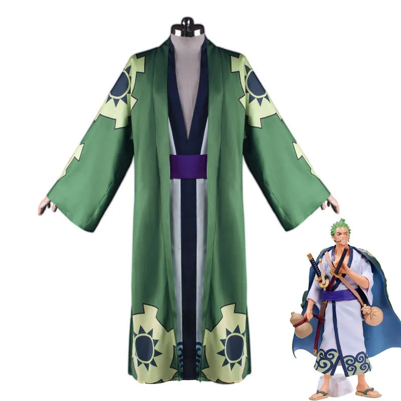 One Piece Roronoa Zoro Fullset Cosplay Costumes