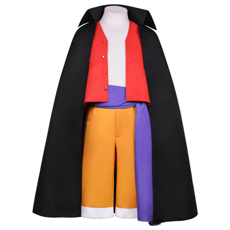 One Piece The Island of Ghosts Monkey D. Luffy Halloween Cosplay Costumes