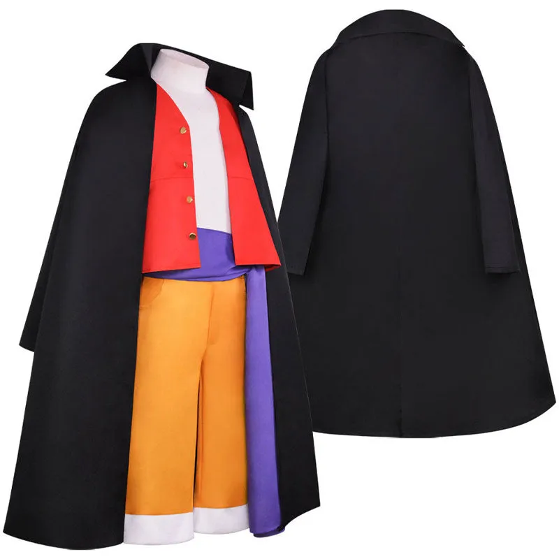 One Piece The Island of Ghosts Monkey D. Luffy Halloween Cosplay Costumes