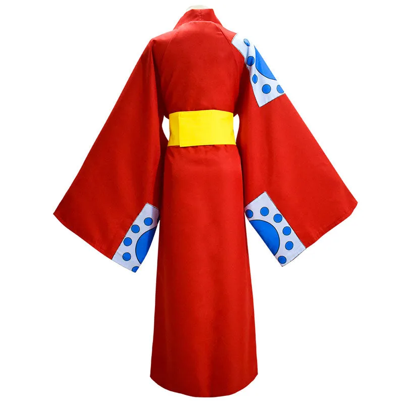 One Piece Wano Country Monkey D. Luffy Cosplay Costumes