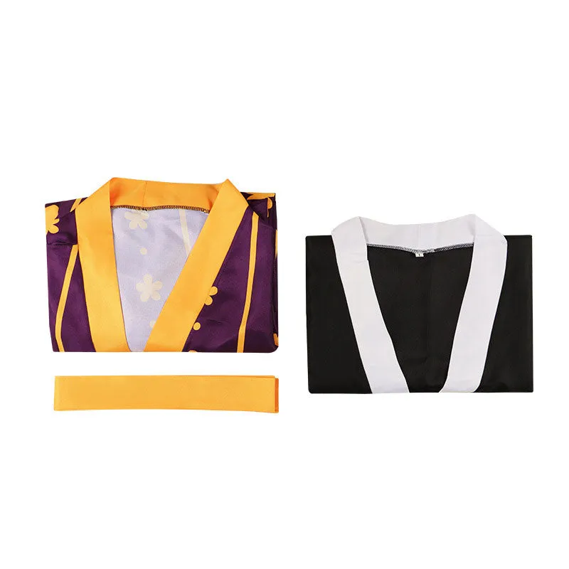One Piece Wano Country Trafalgar D. Water Law Cosplay Costumes