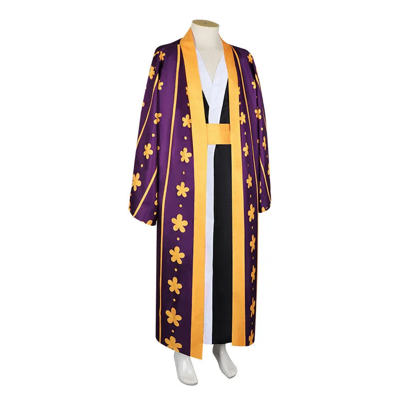 One Piece Wano Country Trafalgar D. Water Law Cosplay Costumes