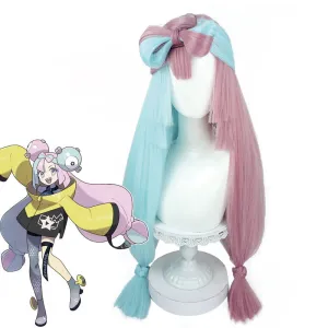 Pokmon Scarlet and Violet Iono Cosplay Wigs