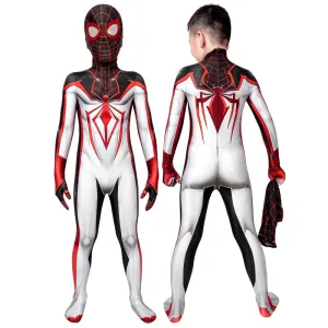 PS5 Spider-Man Miles Morales T.R.A.C.K. Suit Kids Jumpsuit Cosplay Costumes