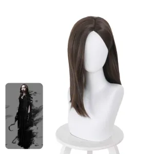 Resident Evil Village Cassandra Dimitrescu Dark Brown Long Cosplay Wigs