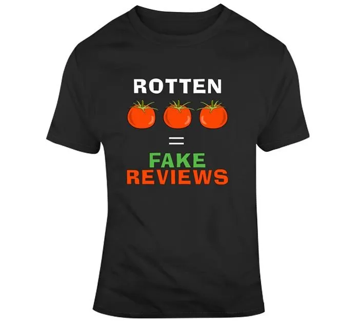 Rotten Tomatoes Fake Reviews Black Tee Unisex T Shirt