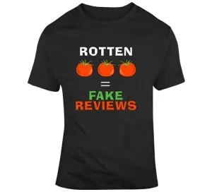 Rotten Tomatoes Fake Reviews Black Tee Unisex T Shirt