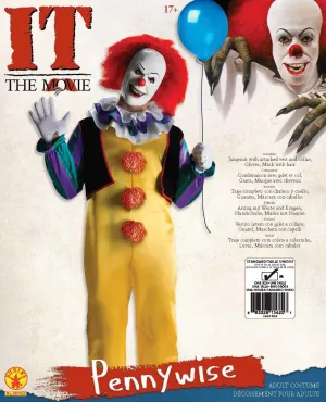 Rubie's IT The Movie Adult Pennywise Deluxe Costume Inspired from the Classic