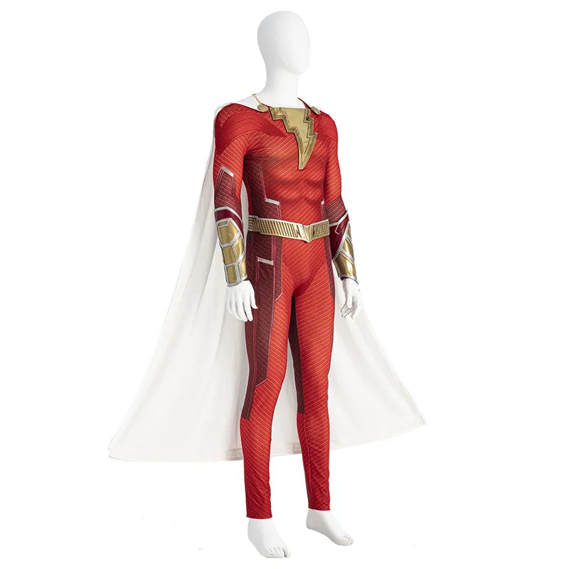 Shazam Fullsuit Halloween Cosplay Costumes