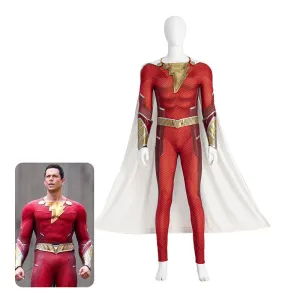 Shazam Fullsuit Halloween Cosplay Costumes