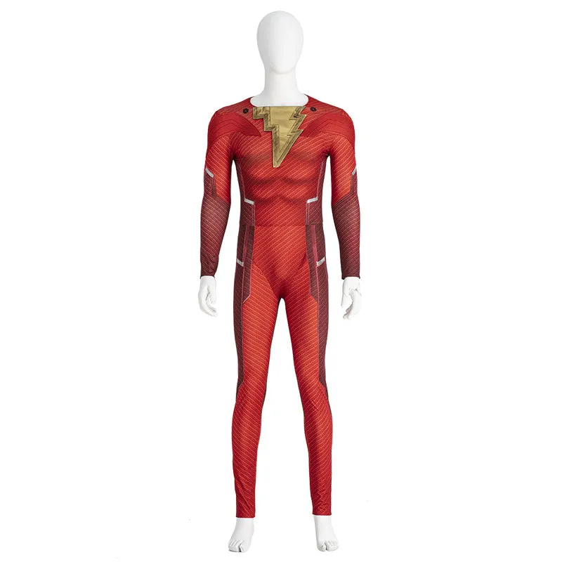 Shazam Fullsuit Halloween Cosplay Costumes
