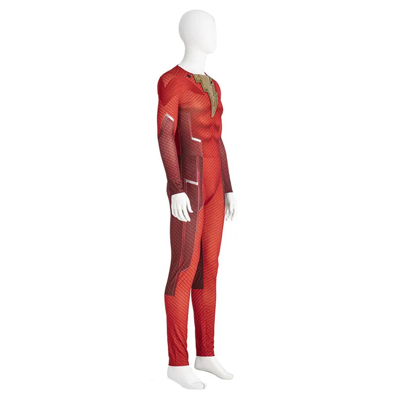 Shazam Fullsuit Halloween Cosplay Costumes