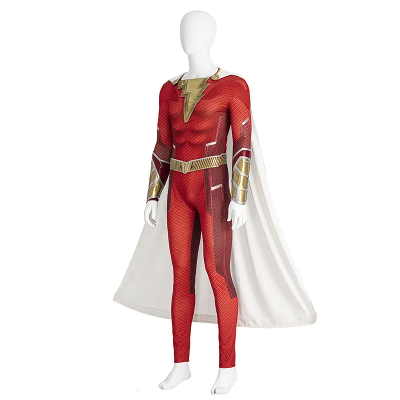 Shazam Fullsuit Halloween Cosplay Costumes