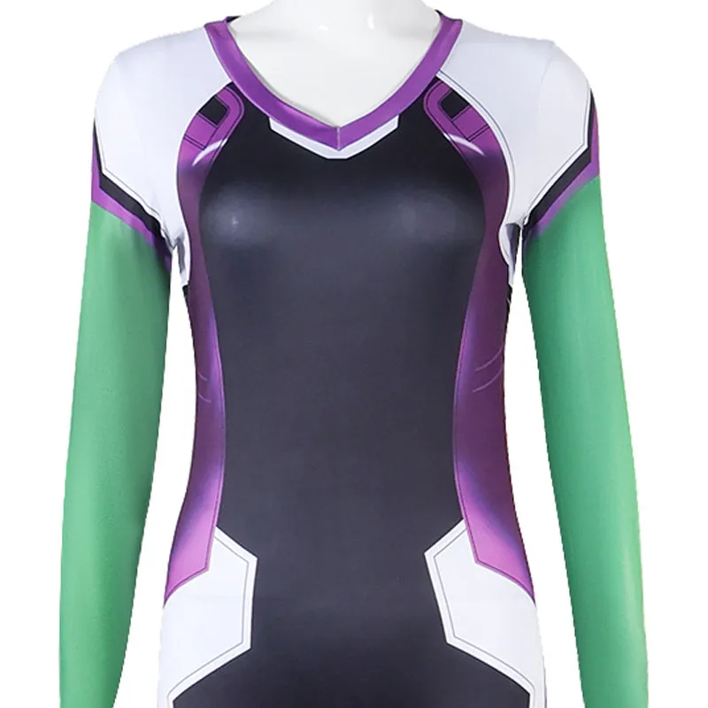 She-Hulk Jennifer Walters Jumpsuit Cosplay Costumes