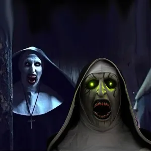 Special Edition: The Nun Mask with Glowing LED Eyes and Scary Audio Horror Voice Sounds Conjuring Valak Cosplay Mask