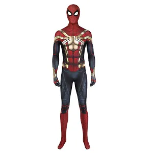 Spider-Man 3 No Way Home Peter Parker Jumpsuit Cosplay Costumes with Headgear