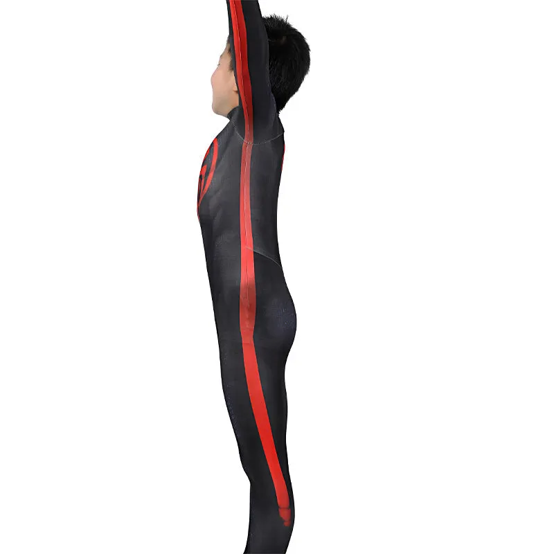 Spider-Man: Across The Spider-Verse Miles Morales Kids Jumpsuit Cosplay Costumes