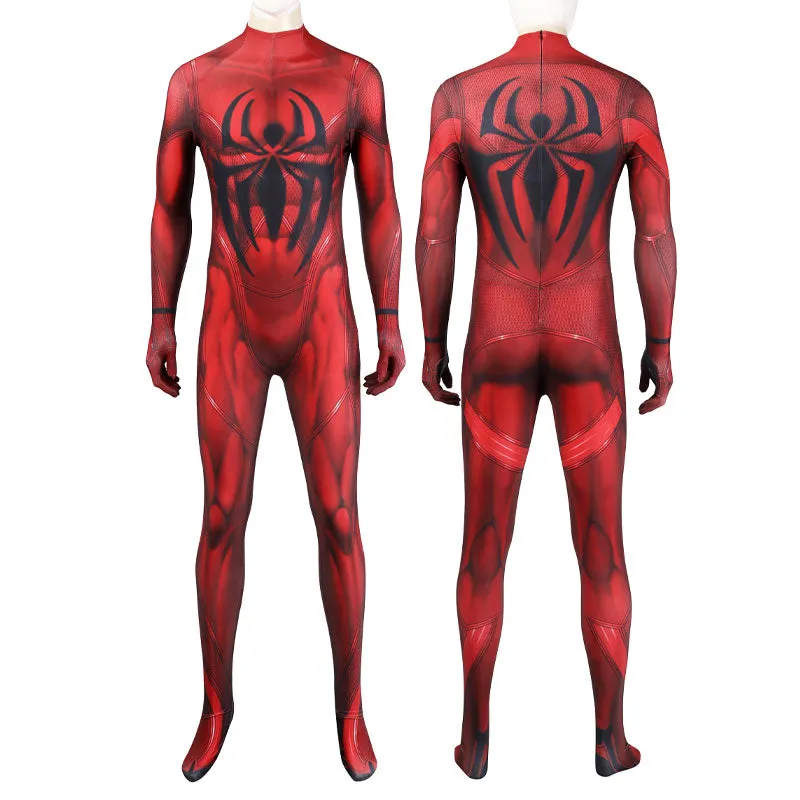 Spider-Man: Across The Spider-Verse Scarlet Spider Ben Reilly Jumpsuit Cosplay Costumes