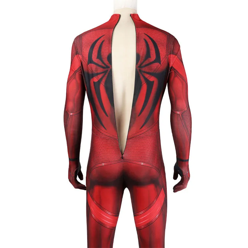 Spider-Man: Across The Spider-Verse Scarlet Spider Ben Reilly Jumpsuit Cosplay Costumes