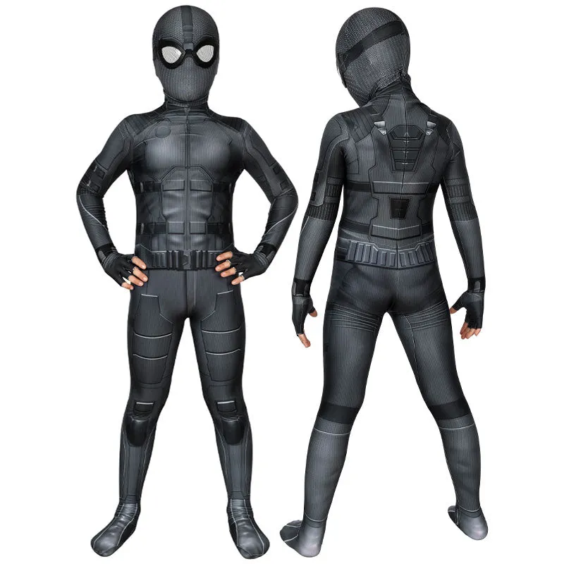 Spider-Man Far From Home Peter Parker Night Monkey Kids Jumpsuits Cosplay Costume