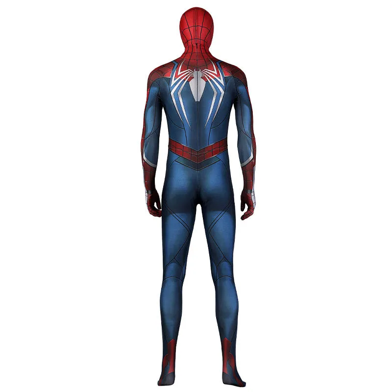 Spider-Man PS5 2 Peter Parker Spiderman Jumpsuit Cosplay Costumes with Headgear