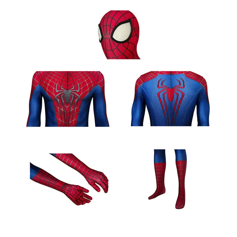Spider-Man: The Amazing Spider-Man Peter Parker Spiderman Jumpsuit Elastic Force Cosplay Costume