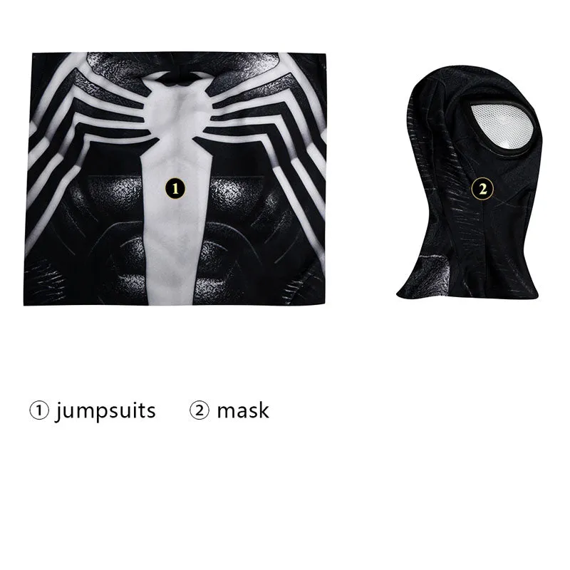 Spiderman 2 Venom Jumpsuit Cosplay Costumes