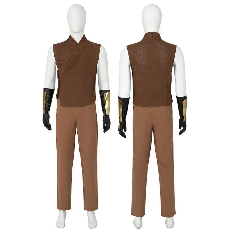 Star Wars: The Acolyte Sol Saddle Brown Cosplay Costumes