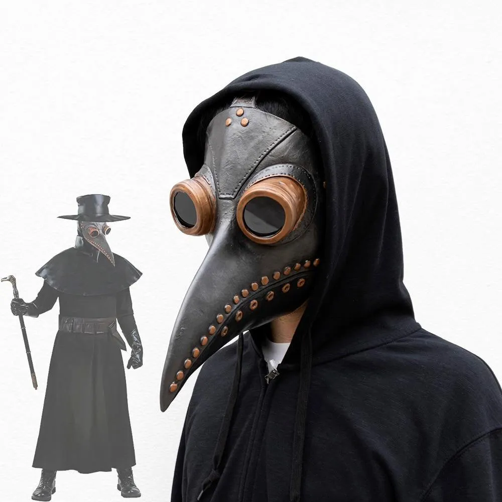 Steampunk Plague Doctor Mask Cosplay Game Costume Prop | Choose from Six Mask Styles