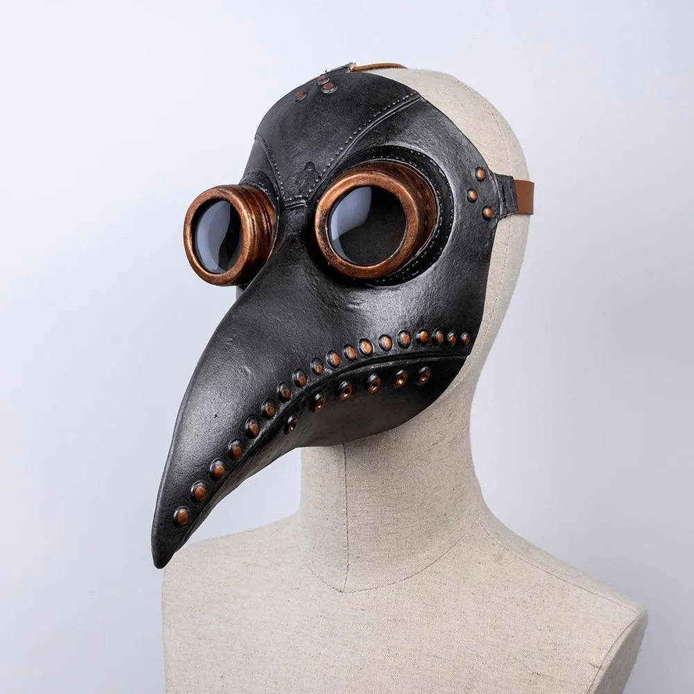 Steampunk Plague Doctor Mask Cosplay Game Costume Prop | Choose from Six Mask Styles
