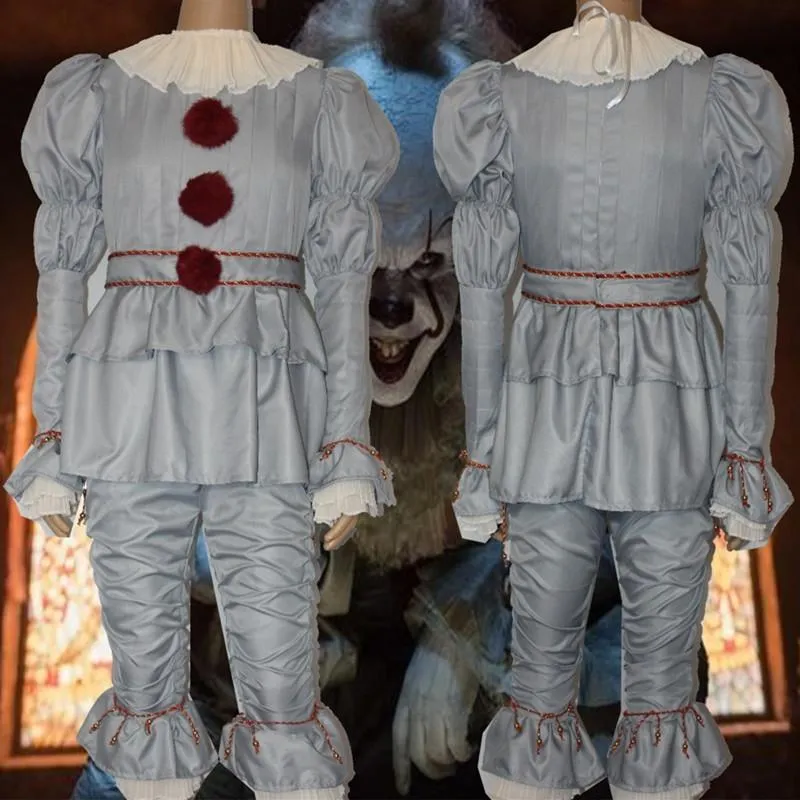Stephen King's It: Chapter Two Pennywise Full Costume Cosplay Halloween Adult & Kids