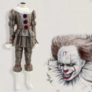 Stephen King's It: Chapter Two Pennywise Full Costume Cosplay Halloween Adult & Kids