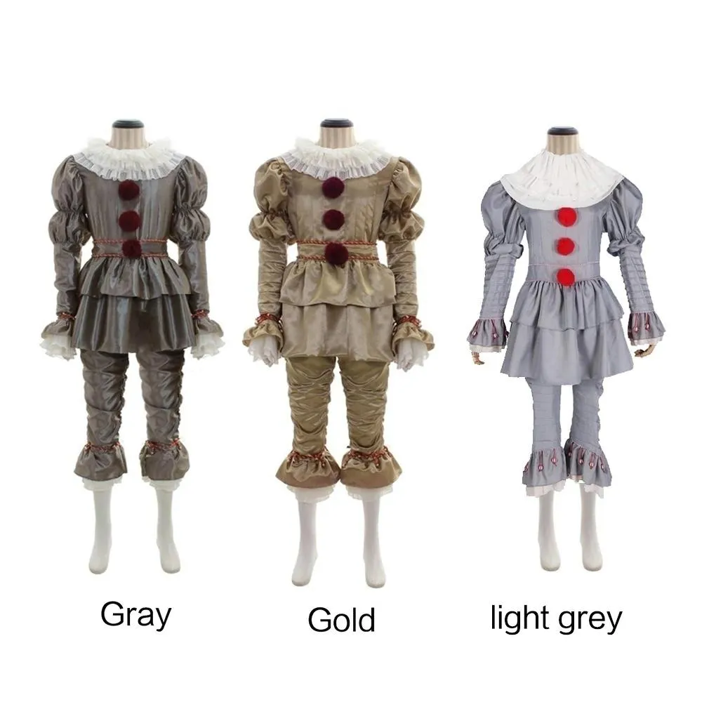 Stephen King's It: Chapter Two Pennywise Full Costume Cosplay Halloween Adult & Kids