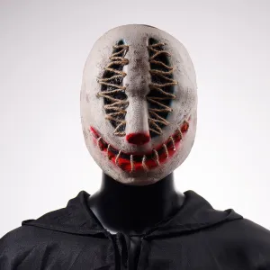 Stitched Eye Mouth Style Joker Scary Horror Mask Halloween Clown Costume Face Mask Prop
